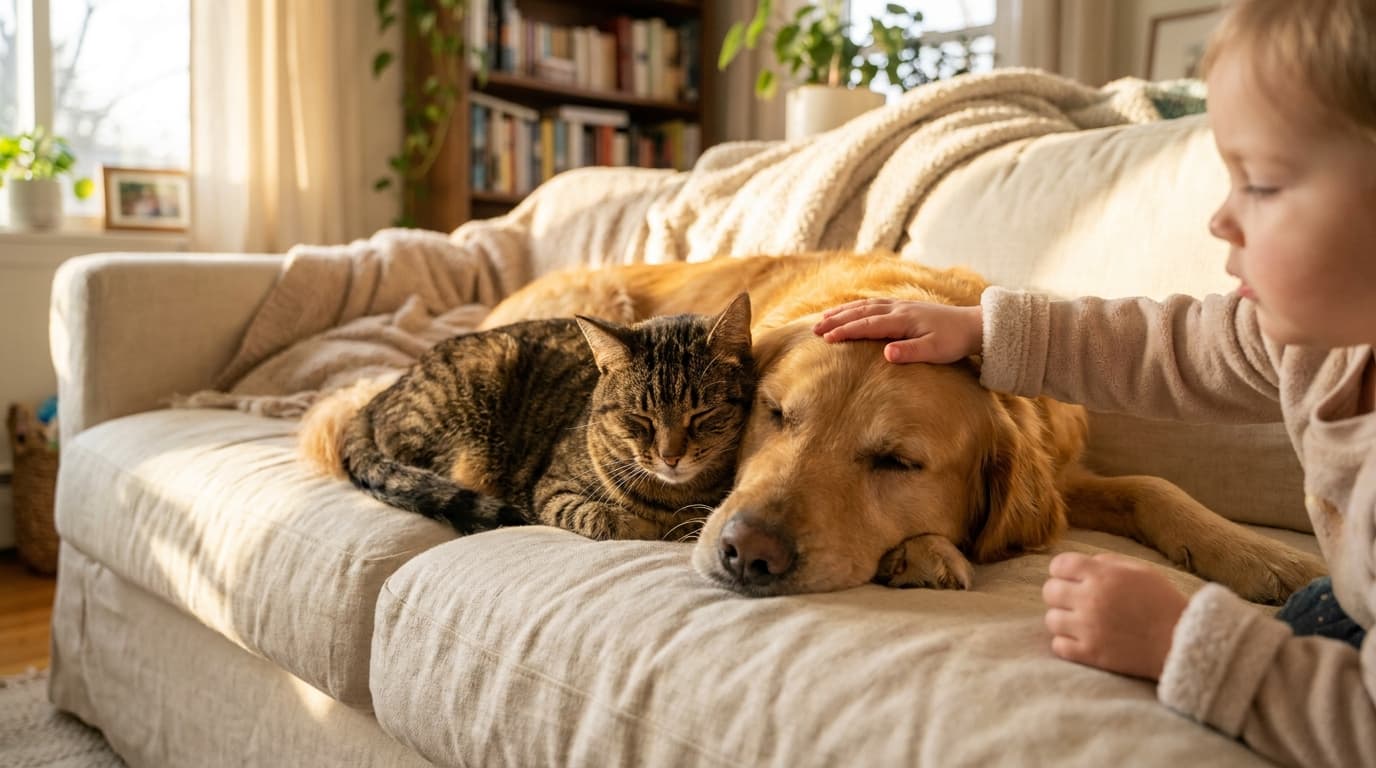 Pet owner using PawTalk community forum
