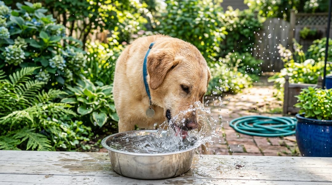 How Much Water Should a Dog Drink a Day? — hero