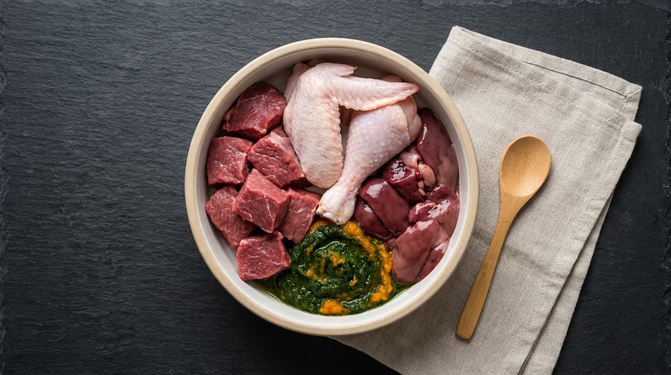 Raw Dog Food Calculator: BARF Portions by Weight (2026 Guide) Raw Dog Food Calculator: BARF Portions by Weight (2026 Guide)